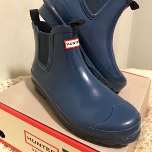 Hunter Chelsea Boots (Gloss Finish)